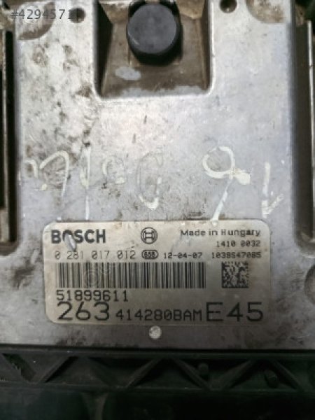 Fiat Doblo 1.6 Motor Beyni 51899611 0281017012