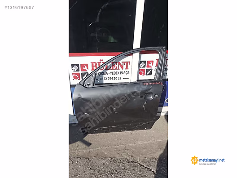 Citroen E C4 Sol On Kapi Orijinal Cikma