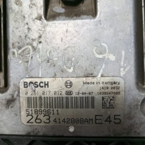 Fiat Doblo 1.6 Motor Beyni 51899611 0281017012